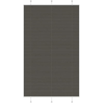 VidaXL Roleta plisé černá 120x200 cm
