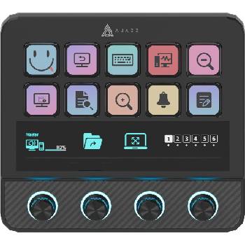 Ajazz стрийминг хъб/дек Streaming HUB AKP05E PRO Black (AJ-AKP05E-PRO-BK)