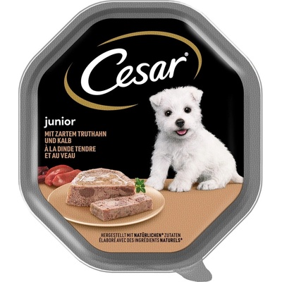 Cesar Junior s krůtím masem a telecím masem 150 g