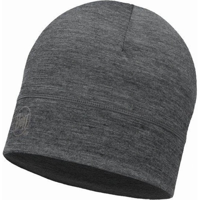 Buff merino wool Buff hat Lightweight Solid grey