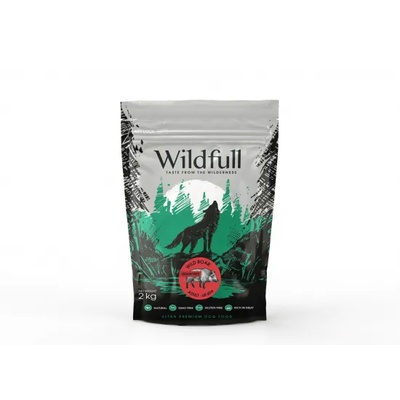 Wildfull dog wildboard all size - Пълноценна суха храна за израснали кучета от всички породи, без зърно, с месо от дива свиня, 2 кг