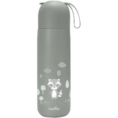 Nuvita Термос от неръждаема стомана Nuvita - 400 ml, Sage Green (NU-PPCP0064)