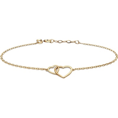SAVICKI Гривна със сърце Savicki: злато 585