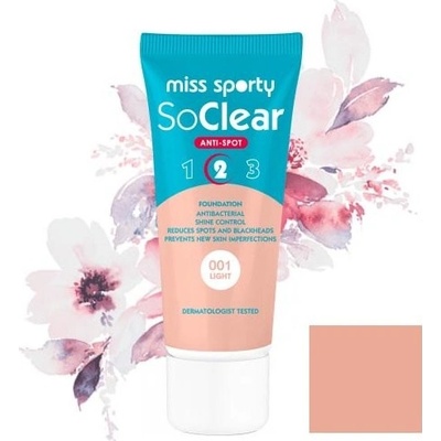 Miss Sporty So Clear Perfect Skin Foundation 1 Light 30 ml