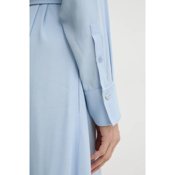 HUGO BOSS Рокля boss в синьо среднодълга разкроена 50530538 (50530538)