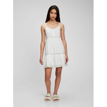 GAP Детска дантелена рокля GAP GAP | Byal | Момичешки | 140