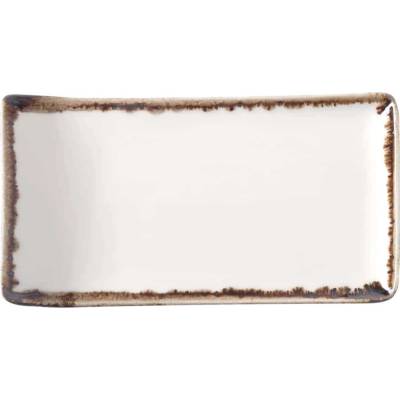 FINE DINE Servírovací talíř 215x120 mm, modrý Iris