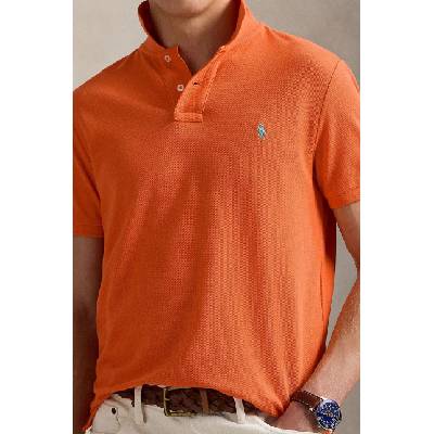 Ralph Lauren Памучна тениска с яка Polo Ralph Lauren в синьо с изчистен дизайн 710536856 (710536856)