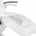 ACTIVPODO Pedicure footstool Activ Podo white