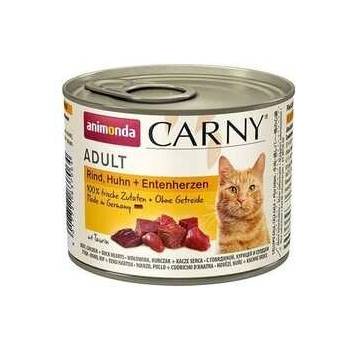 Animonda Carny Adult hovädzie,kura a kačacie srdiečka 200 g