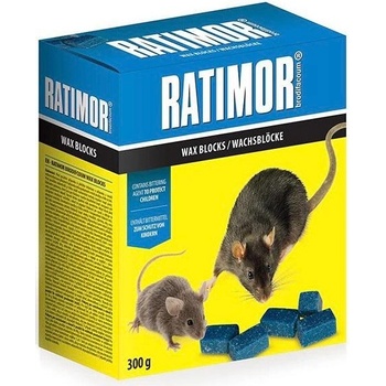 Unichem Ratimor Brodifacoum Parafinové bloky 300 g
