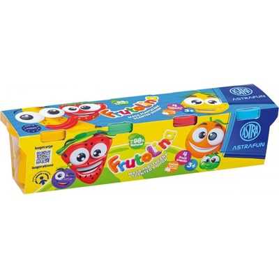 ASTRA Комплект моделин в чаша, Astra, Frutolina, 4 цвята (AS336122010)