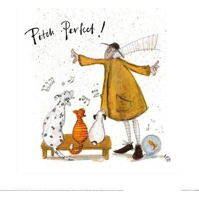 Umelecká tlač Sam Toft - Pitch Perfect, 40 × 40 cm