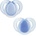 Tommee Tippee Ортодонтични залъгалки Tommee Tippee - Night Time, 18-36 м, 2 броя, сини (43340099)