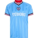 Patrick Футболна фланелка Patrick Mens Sunderland AFC 1986 Retro away Football Shirts - Blue