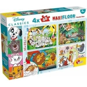 Lisciani Lisciani LISCIANI DISNEY DOUBLE-SIDED MAXI JIGSAW PUZZLE 4X48 EL