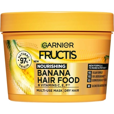 Garnier Fructis Hair Food Маска за коса с банан, 390 ml