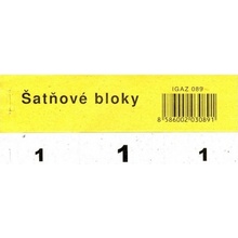 Igaz 089 Šatňový blok, 100 lístkov