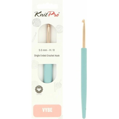 KnitPro VYBE Rose Gold hliníkový háčik 5mm