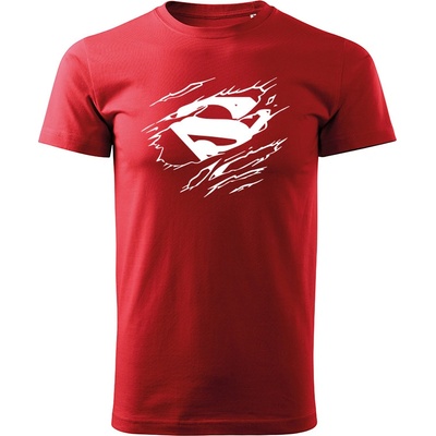 T-ričko Superman pánske tričko nebeská modrá čierna
