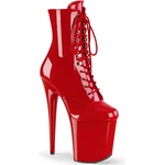 Pleaser USA Pleaser Flamingo-1020 Red Pat/Red 35