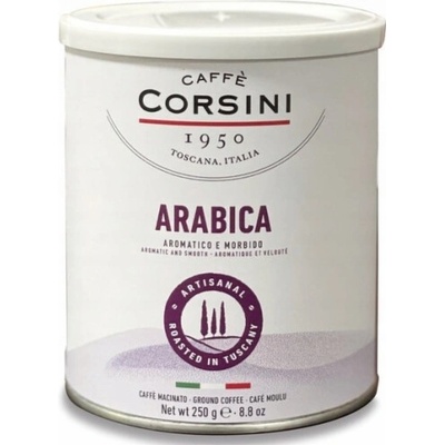 Caffe Corsini Mletá káva Arabica Mletá káva v plechovce 250 g