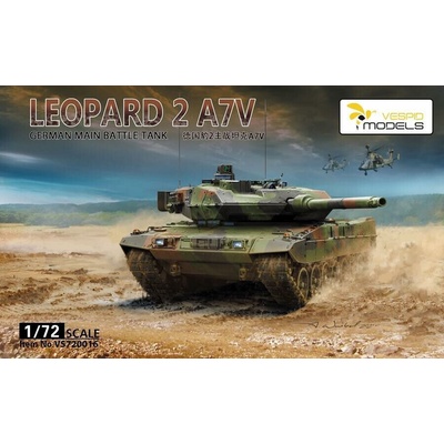Vespid models 1:72 GERMAN MAIN BATTLE TANK LEOPARD 2 A7V 2016 PRODUCTION