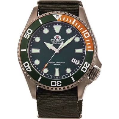 Orient RA-AC0K04E - Мъжки, Автомат, 43mm, 200m, Сапфир, Текстил, Зелен - Sports