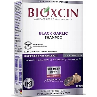 Bioxcin Šampón z extraktu čierneho cesnaku 300 ml