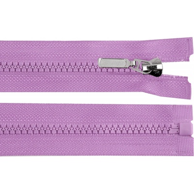 Prima-obchod Kostěný zip No 5 délka 30 cm s ozdobným jezdcem, barva 167 fialová lila