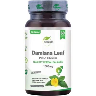 Grewia Damiana Leaf PDE-5 Inhibitor 1000 mg [60 капсули]