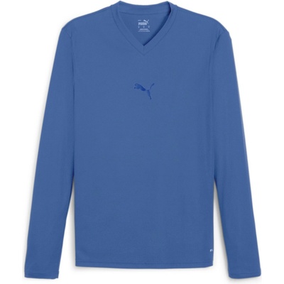 Puma teamGOAL Baselayer Tee LS modrá