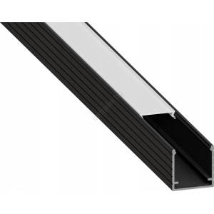 SmartLED Вграден профил за led ленти 1 м черен/бял (sd0101)