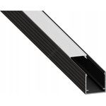 SmartLED Вграден профил за led ленти 1 м черен/бял (sd0101)
