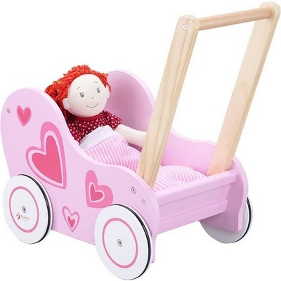 Classic World Детска розова количка за кукли - проходилка (2812)