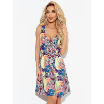 Numoco Рокля с трапецовидно деколте - Numoco Цветен десен numoco | Cheren | ЖЕНИ | XS