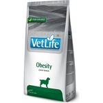 Farmina Vet Life Obesity - пълноценна диетична храна за кучета, за намаляване на наднормено тегло и регулиране на приема на глюкоза (Diabetes mellitus) - 12 кг, Италия - PVT120009S