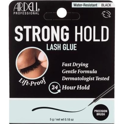 Ardell Strong Hold Lash Glue Black voděodolná lepidlo na řasy 5 g