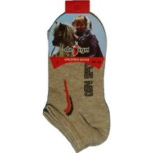 Chlapecké kotníčkové ponožky hnědá