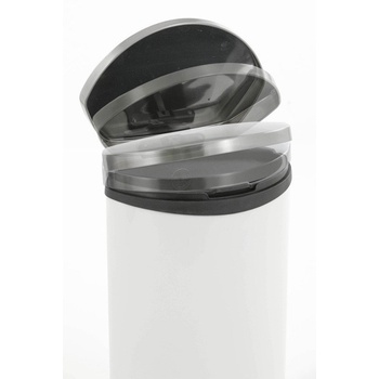 Image 1 of EKO-Europe EKO Кош за отпадъци с педал SHELL - 6 литра - бял (EKO 921806 - White)