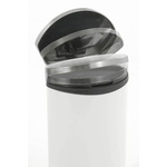 EKO-Europe EKO Кош за отпадъци с педал SHELL - 6 литра - бял (EKO 921806 - White) - luxdom