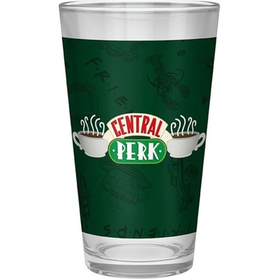 CurePink Sklenice Friends Přátelé Central Perk 400 ml