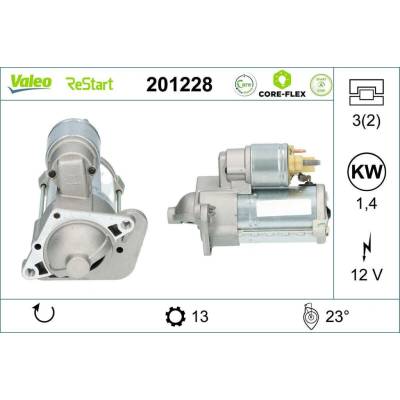 Startér VALEO 201228