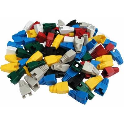 DATACOM ochrana pro plug RJ45 s výřezem zelený