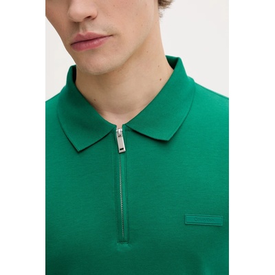 Calvin Klein тениска с яка мъжка от памук (LV04LE255G)