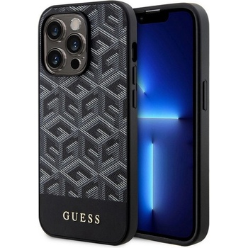 GUESS Калъф GUESS, PU G Cube MagSafe за iPhone 15 Pro, GUHMP15LHGCFSEK, Черен (GUHMP15LHGCFSEK)