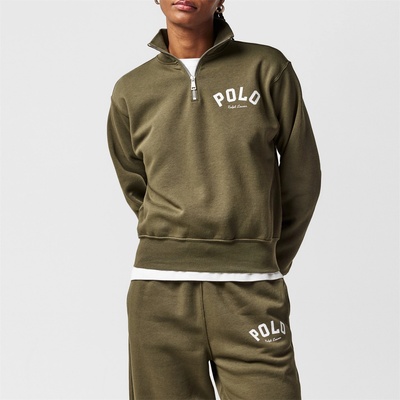 Ralph Lauren Горнище с цип POLO RALPH LAUREN Quarter Zip Top - CANOPY OLIVE
