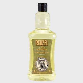 Reuzel 3IN1 Tea Tree šampon kondicionér a sprchový gél 1000 ml