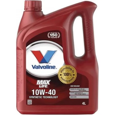Valvoline Maxlife 10W-40 4 l