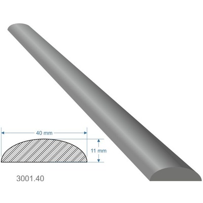 Madlo D 40x11x6000mm, cena za KUS